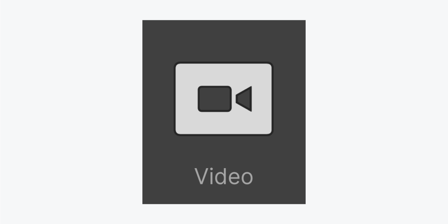 Video icon thumbnail