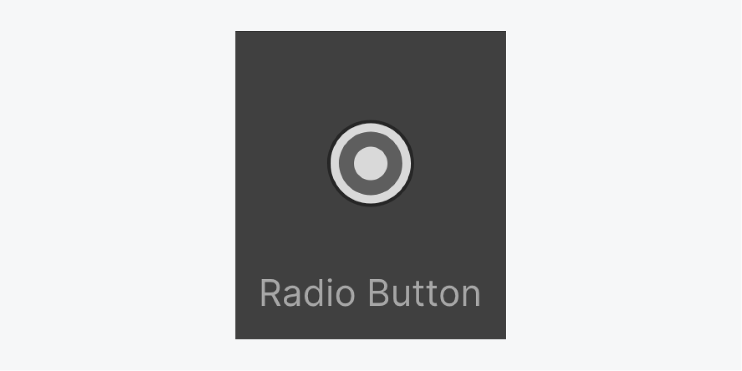 A thumbnail of the Radio Button element icon.