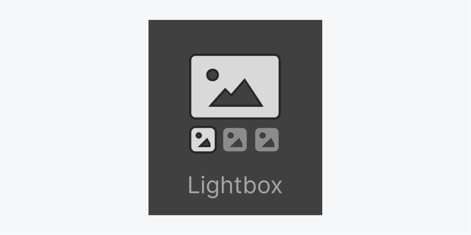 Lightbox icon thumbnail