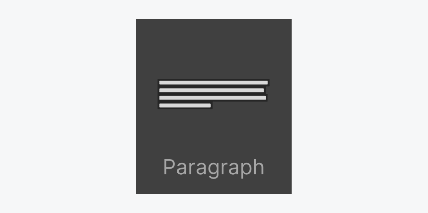 Paragraph icon thumbnail