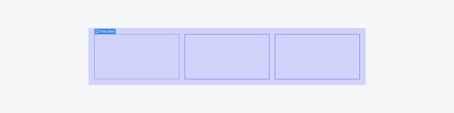 3 rectangles are shown in a row.